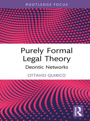 cover image of Purely Formal Legal Theory